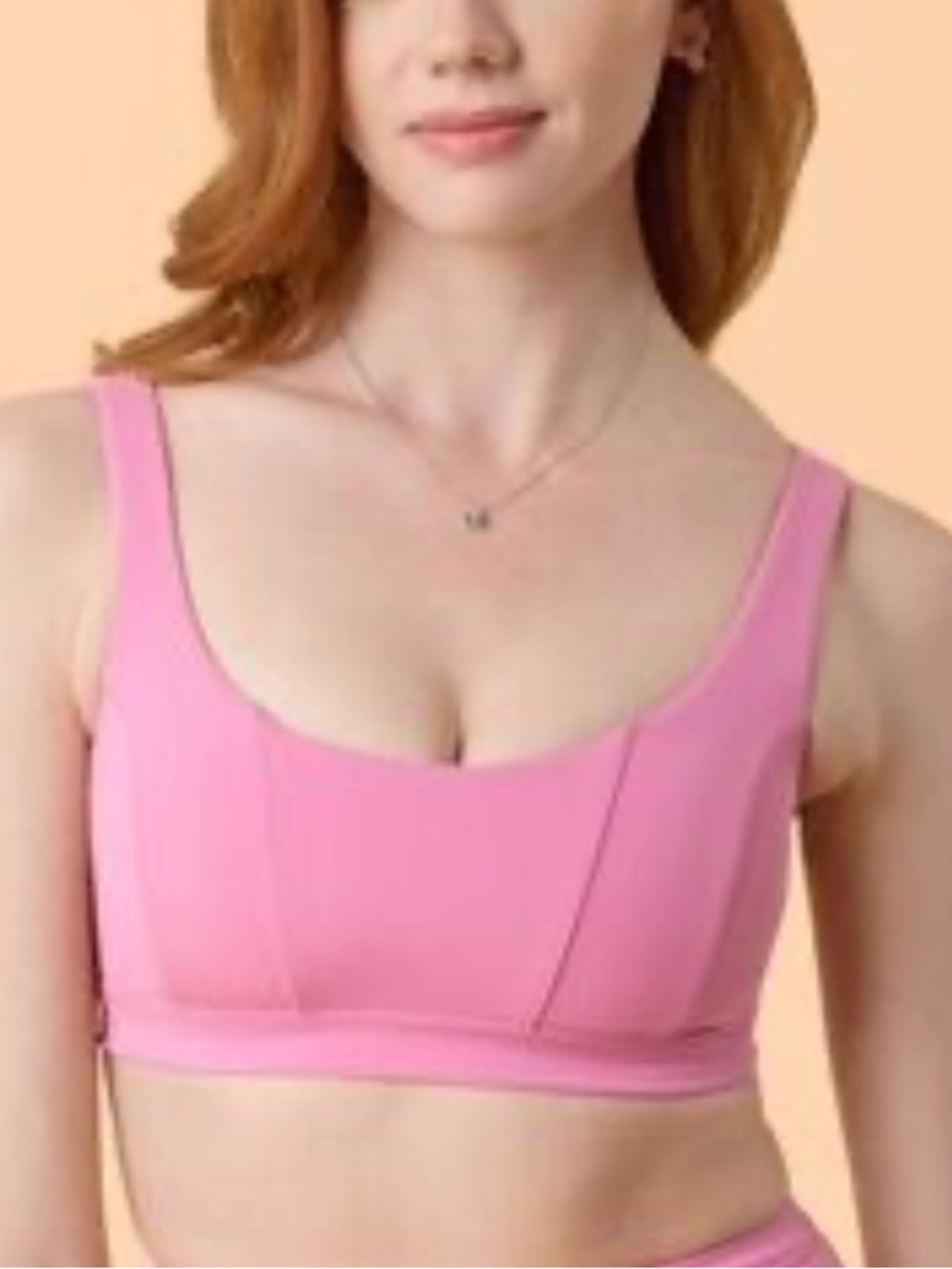 BLOGILATES Women’s Sports Bra.    Pink. L